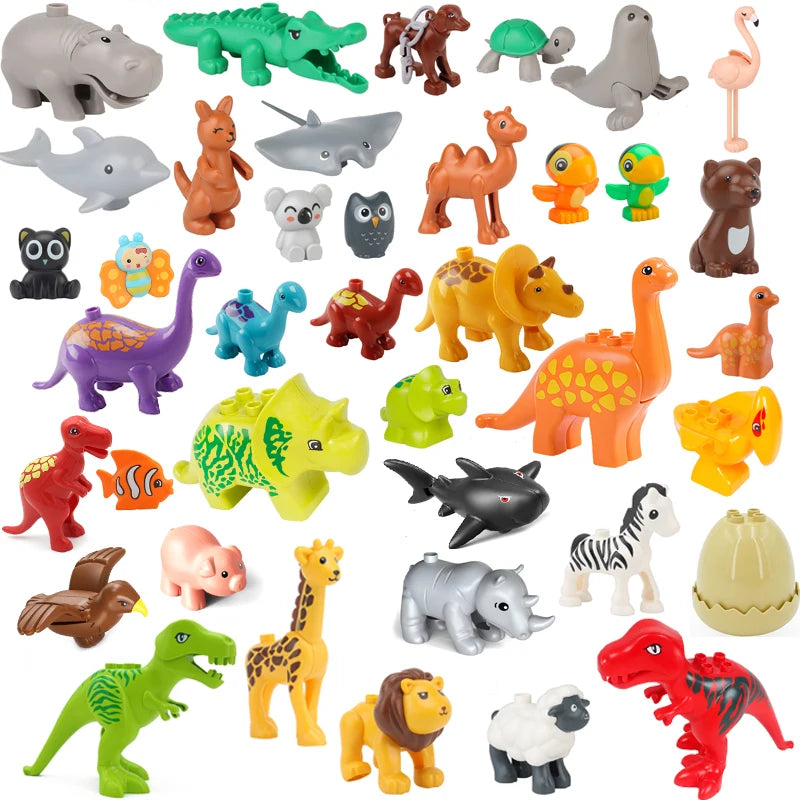 Animal-Themed Building Blocks Set - Compatible with Major Brands