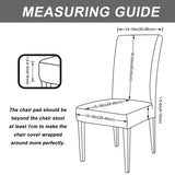 Waterproof PU Leather Chair Covers - Spill-Proof Dining Chair Protectors
