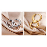 Stainless Steel Small Hoop Earrings – Unisex Trend for 2024