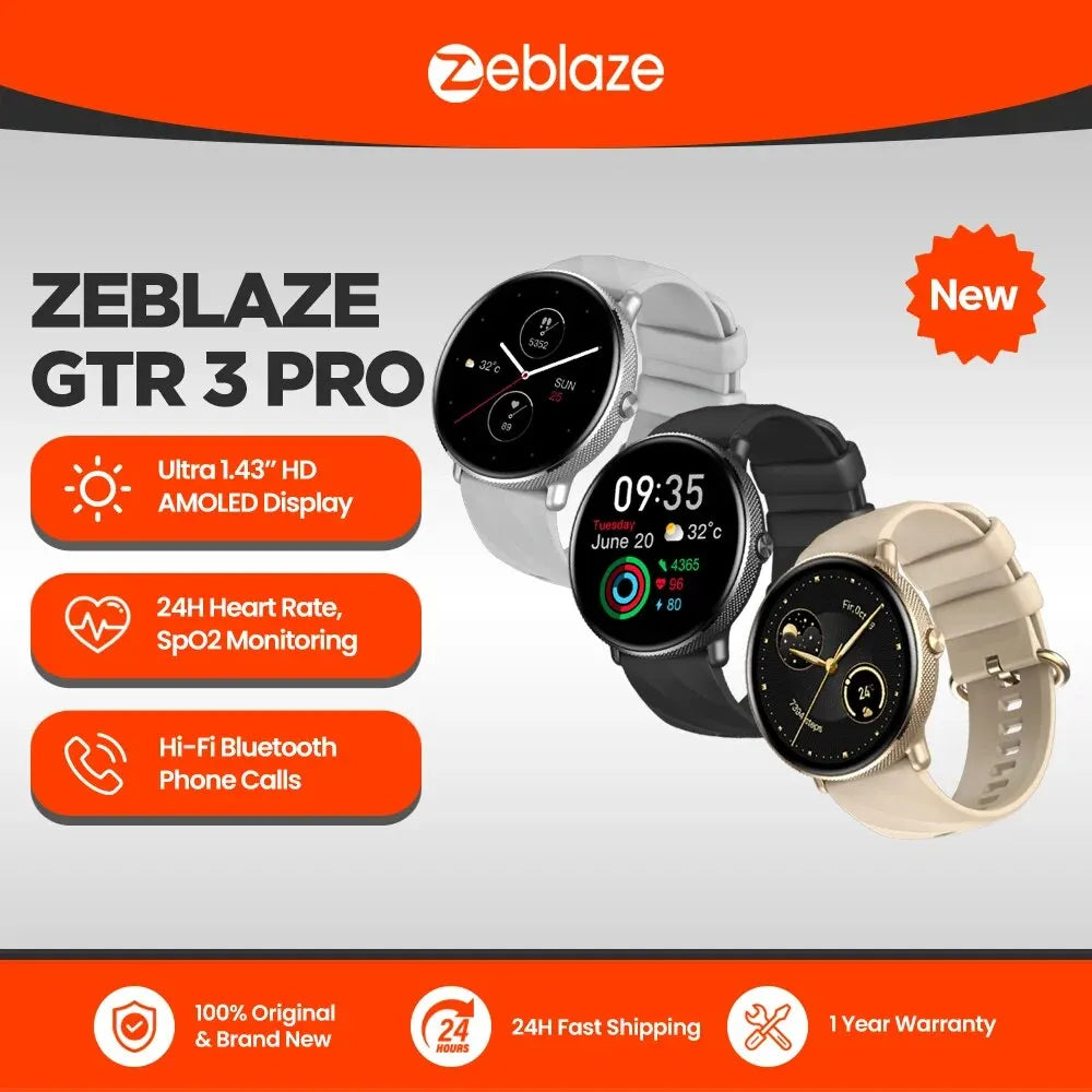 Luxury Smart Watch with AMOLED Display and Voice Calling for Fitness Tracking