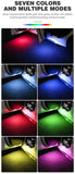 USB-C Rechargeable Car Door Welcome Lights with 7 Colors & Magnetic Mount