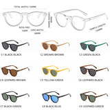 Classic Round Polarized Sunglasses – UV400 Protection & Stylish Mirror Lenses