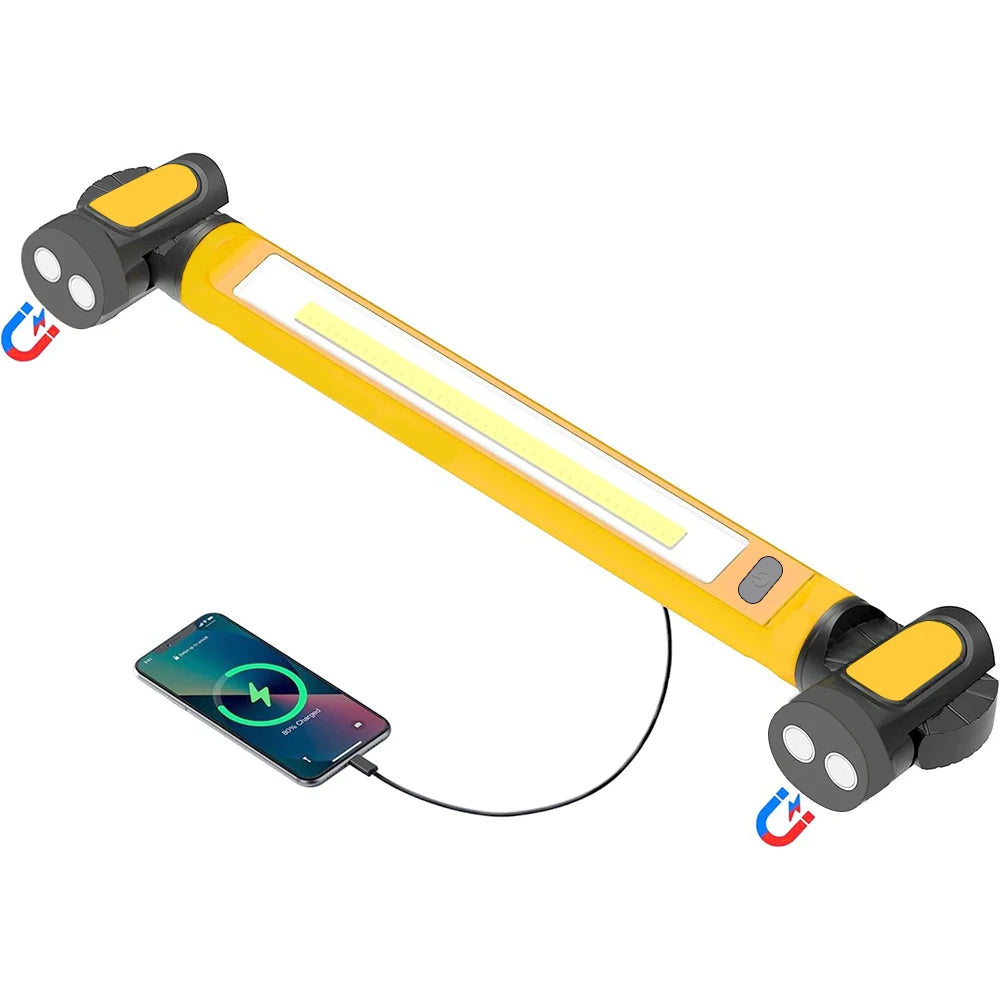 Título del producto optimizado para SEO: Luz de trabajo portátil LED ultrabrillante de 50 W: foco recargable e impermeable