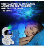 Galaxy Star Astronaut Projector LED Night Light with Starry Sky Effect for Bedroom Decoration and Kids' Gifts
