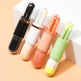 4-in-1 Portable Makeup Brush Set – Travel-Friendly & Multifunctional Beauty Tools