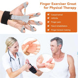 Entrenador de agarre de silicona: fortalecedor de manos y ejercitador de dedos para rehabilitación y fitness