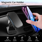Soporte magnético para teléfono de coche: soporte giratorio de 360° para rejilla de ventilación y salpicadero