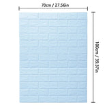 3D Peel and Stick Wall Panels – Waterproof Self-Adhesive Foam Wallpaper for Home Decor