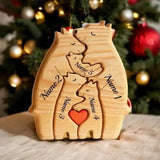 Personalized Wooden Name Plaque with Custom Laser Engraving