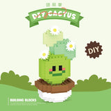 Mini Cactus Succulent Building Block Set – Educational DIY Toy
