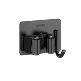 Estante de almacenamiento de acero inoxidable para montaje en pared: ecológico y ahorra espacio para el baño