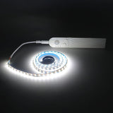 Tira de luces LED con sensor de movimiento: luz nocturna a batería para armarios y escaleras