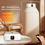 Portable Clothes Dryer with Fast Drying, UV Purification, and Digital Timer