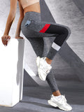 Ankle-Length Yoga Leggings for Women – Elastic Waist, Comfortable Polyester Fabric with Welt Pockets