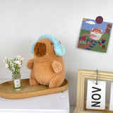 Capybara Plush Toy with Hoodie & Wings - Cute Stuffed Animal Keychain Gift