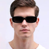 Retro Rectangle Sunglasses for Women – UV Protection & Vintage Style