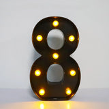 Letras del alfabeto iluminadas con LED: letras decorativas iluminadas para el hogar, fiestas y eventos 