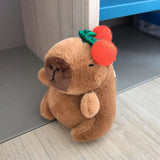 Capybara Plush Toy with Hoodie & Wings - Cute Stuffed Animal Keychain Gift