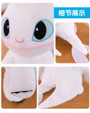 Muñeco de peluche de Cómo entrenar a tu dragón: adorable y tierna almohada de Furia Nocturna y Furia Luminosa