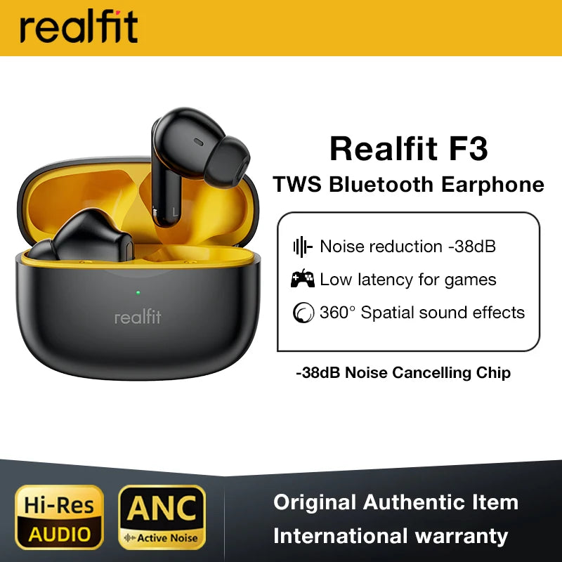 Auriculares inalámbricos Bluetooth con cancelación activa de ruido y sonido de alta fidelidad