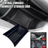 Car Armrest Storage Box with Cushion – ABS Console Organizer for VW UP (2013–2021)