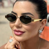 Luxury Hexagon Sunglasses – Trendy Polygon Shades for Men & Women