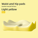 Memory Foam Car Seat Cushion - Universal Lumbar & Buttock Support Pillow