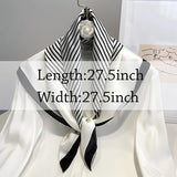 Elegant Striped Polyester Scarf & Shawl for Women – Stylish Accessory for All Seasons