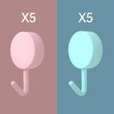 Adhesive Wall Hooks for Hanging - Multi-Use Storage Solution for Kitchen, Bathroom, and Home Organization