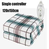 Electric Heated Blanket with Smart Temperature Control – Soft Plush Winter Warming Mat for Bed & Sofa