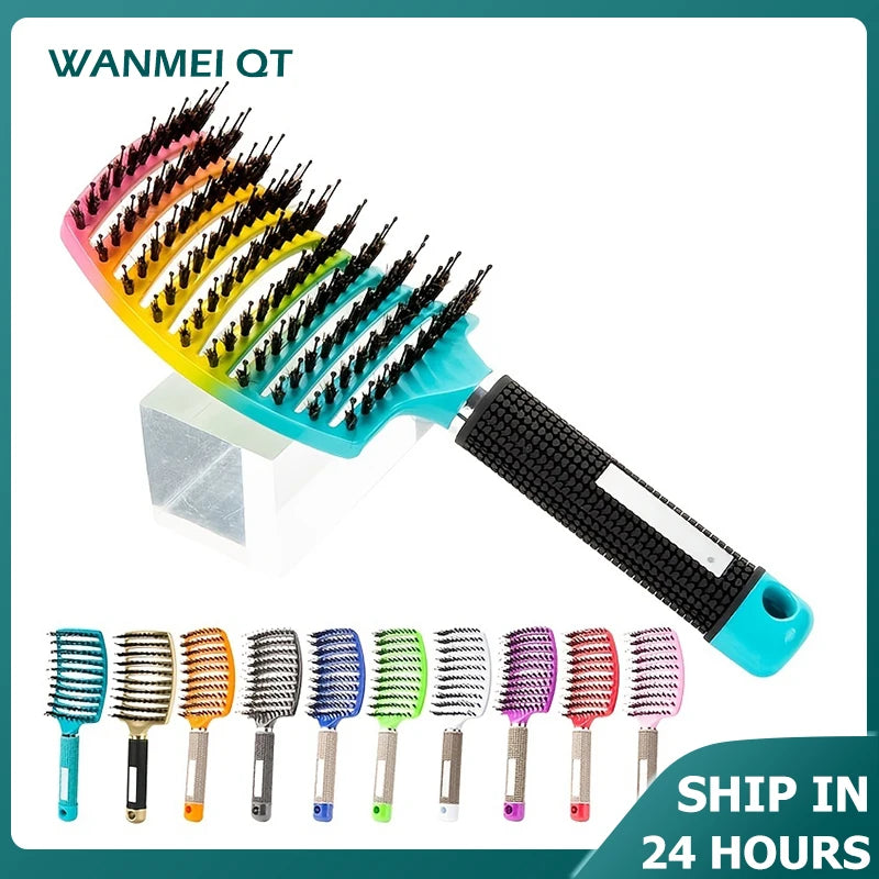 Scalp Massage Detangling Hair Brush for Wet Curly Hair