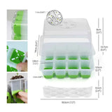LED Grow Light Seed Starter Kit - Indoor Germination Tray with Transparent Dome