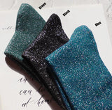 Women's Mid-Tube Cotton Socks – Soft Breathable Knit, 3-Pair Casual Set