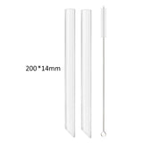 Durable High Borosilicate Glass Drinking Straws – Reusable & Eco-Friendly