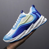 Men’s Breathable Mesh Casual Sneakers – Lightweight, Anti-Odor Lace-Up Walking Shoes