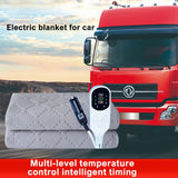 12V Heated Car Electric Blanket for Winter – Portable Travel Throw with Soft Acrylic Fabric & Quick Warm-Up