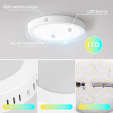 Panel de lámpara de techo LED: accesorio de decoración moderna para el hogar, el dormitorio, el baño y la sala de estar