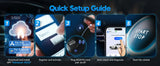 Advanced Bluetooth OBD2 Car Scanner with Full System Diagnostics & HUD Display