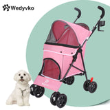 Lightweight Folding Pet Stroller – Travel in Comfort & Style