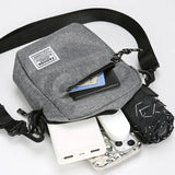 Men’s Nylon Crossbody Chest Bag – Lightweight Business & Casual Sling Bag
