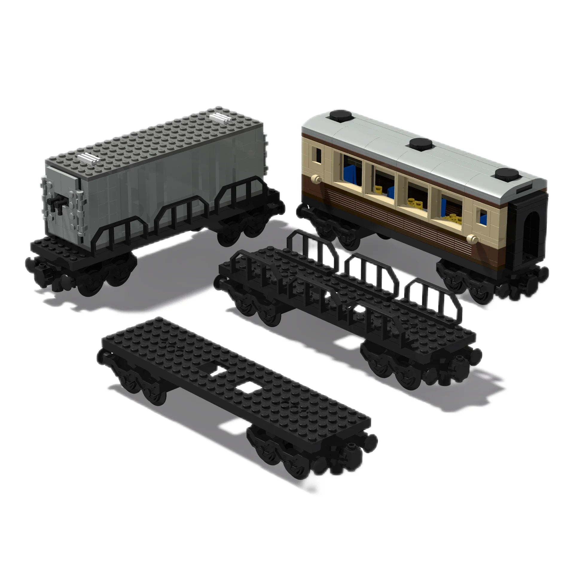 Magnetic City Train Building Blocks Set – Creative Construction Toy for Kids