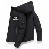 Men's Airbus Aviation Hooded Jacket – Lightweight Windbreaker with Sun Protection