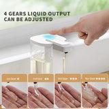 Máquina lavavajillas automática con sensor inteligente, dispensador de jabón desinfectante para manos para cocina