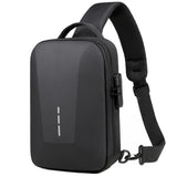 Premium Nylon Fashion Flap Shoulder Bag with Zipper and Customizable Password Lock