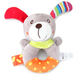 Plush Elephant Baby Rattle Toy – Soft Teether & Musical Hand Bell for Newborns