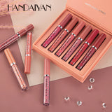 Long-Lasting Matte Liquid Lipstick Set – 6 Shades, Non-Stick & Fade-Resistant