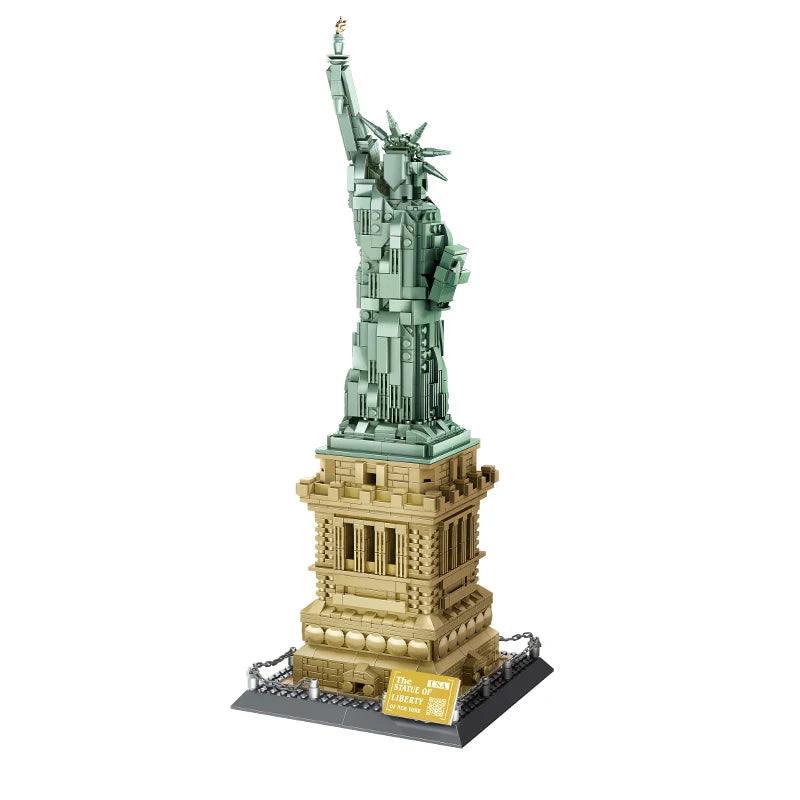 Statue of Liberty Architecture Building Blocks Set – 1577PCS Landmark Model for Kids & Adults
