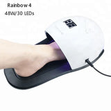 Professional 48W UV/LED Nail Lamp - Portable Gel Polish Dryer for Salon-Quality Manicures