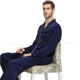 Men’s Silk Pajama Set with Button Fly – Comfortable and Stylish Sleepwear