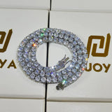 Men's Iced Out Tennis Chain Necklace - 3mm to 6mm Cubic Zirconia Hip Hop Jewelry